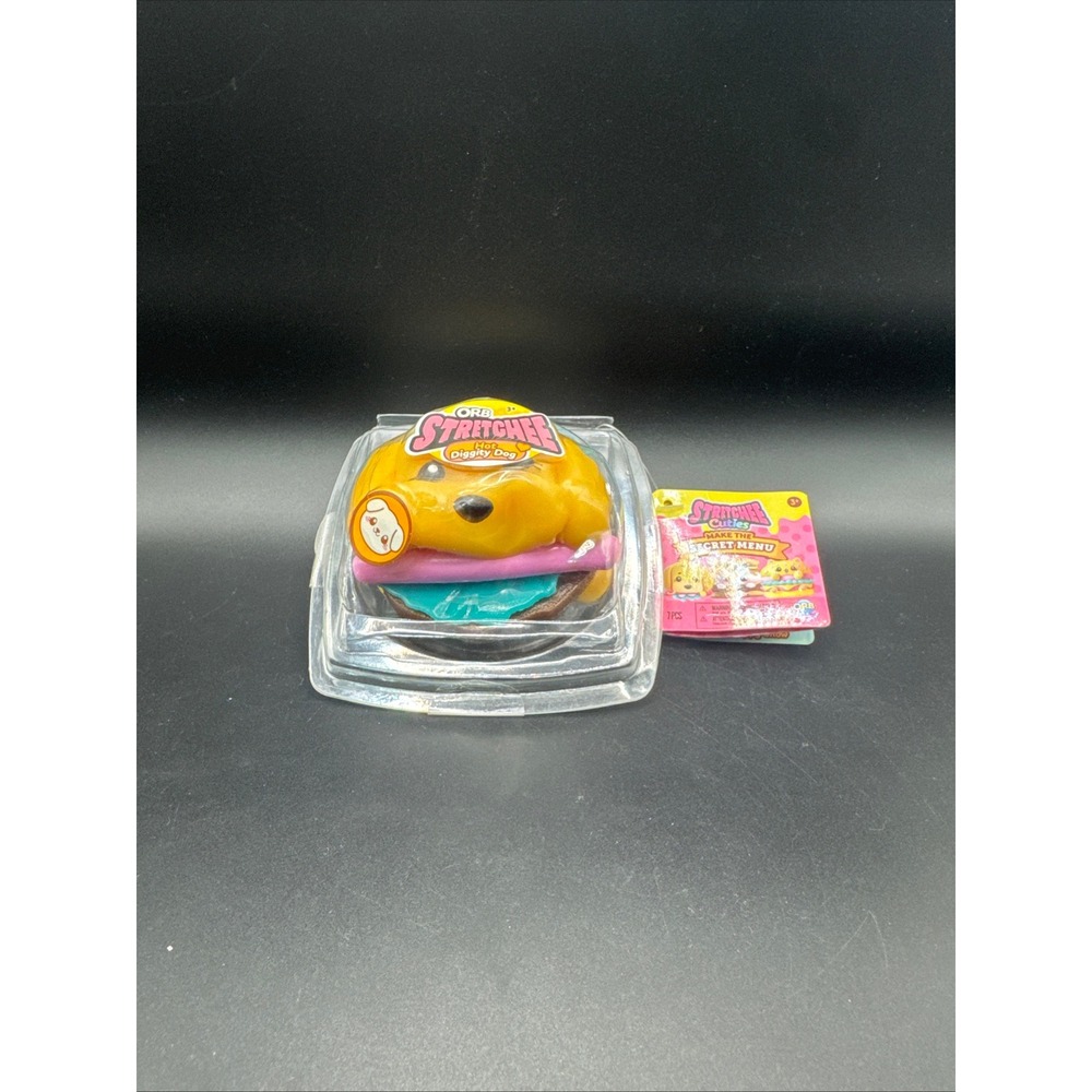 Orb Stretchee Cuties Hot Diggity Dog Squishy Sensory Toy Secret Menu New
